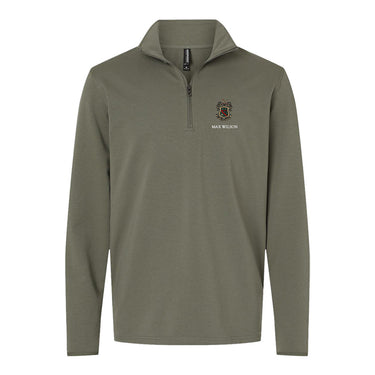 New! Phi Psi Embroidered Crest Quarter Zip Phi Kappa Psi