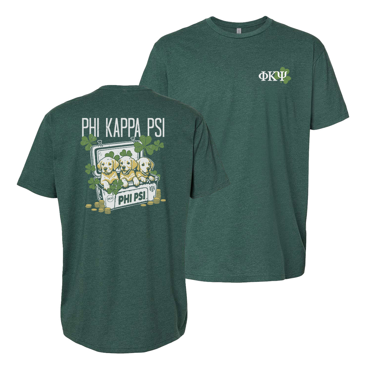 Green Phi Kappa Psi St.Patrick's t-shirt