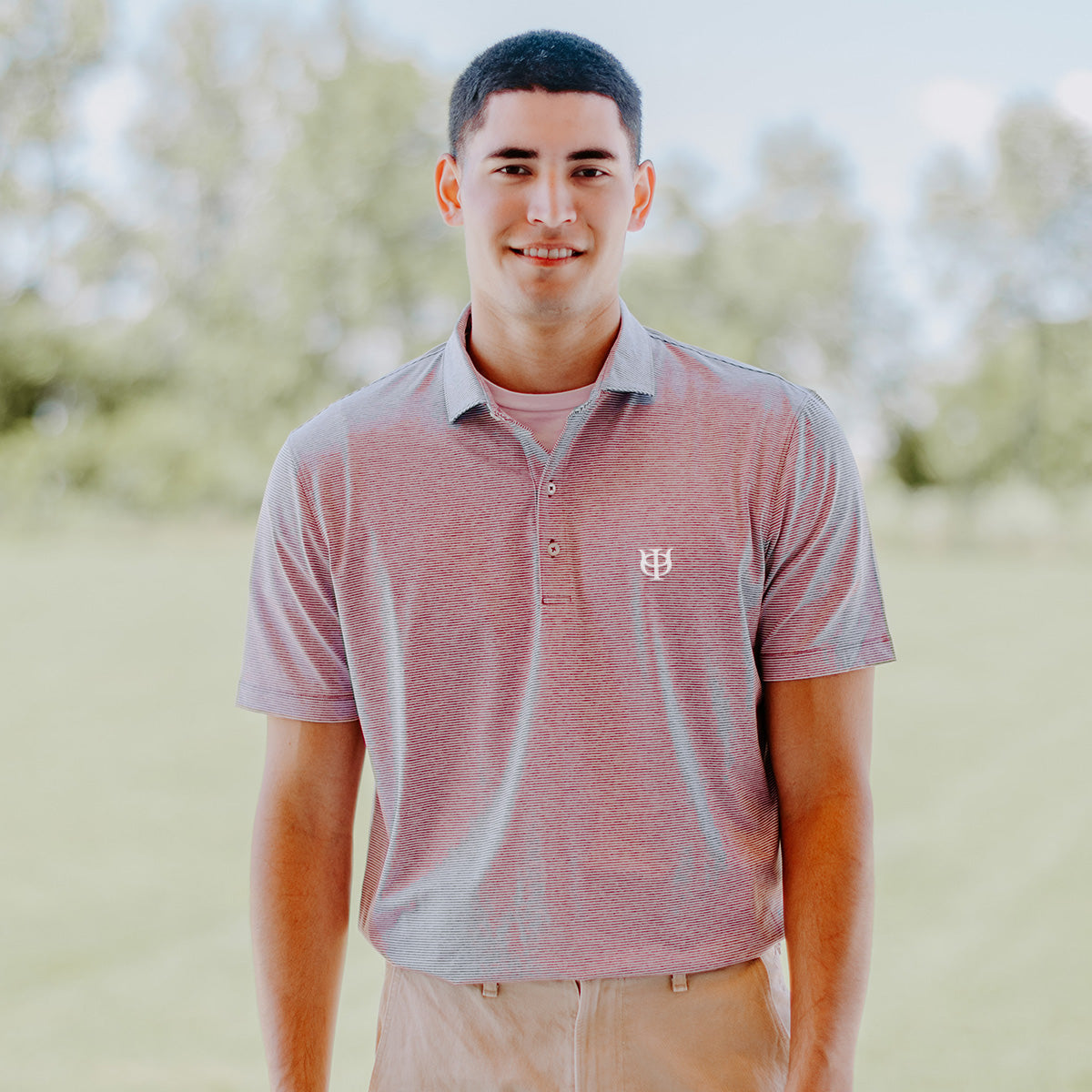 Phi Psi Johnnie-O Striped Polo