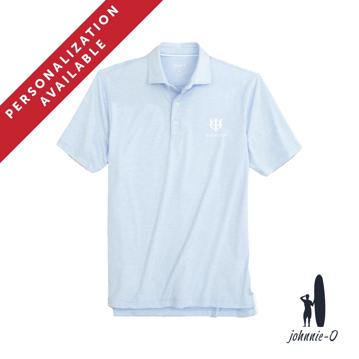 Phi Psi Personalized Johnnie-O Striped Polo