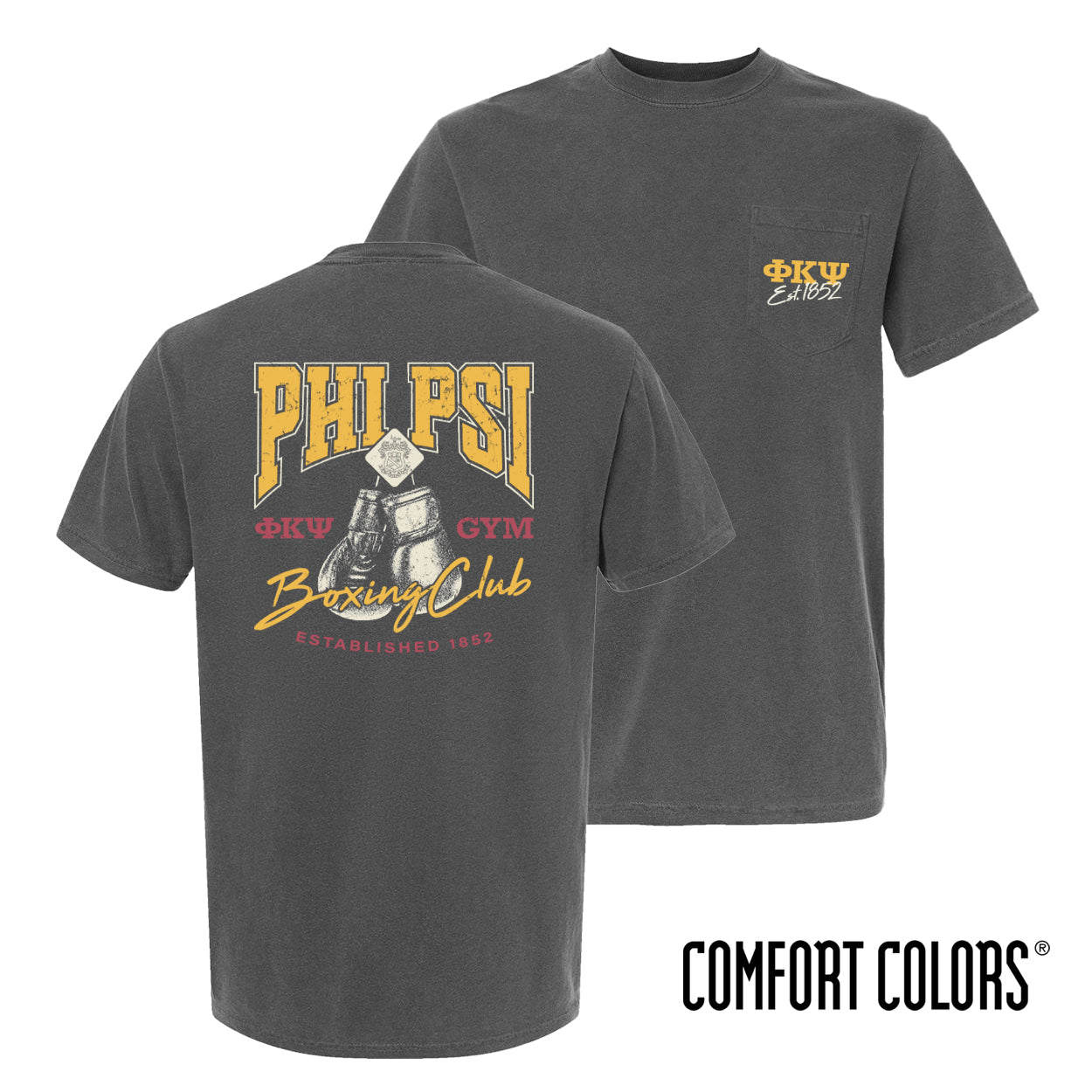 New! Phi Psi Boxing Club Short Sleeve Tee