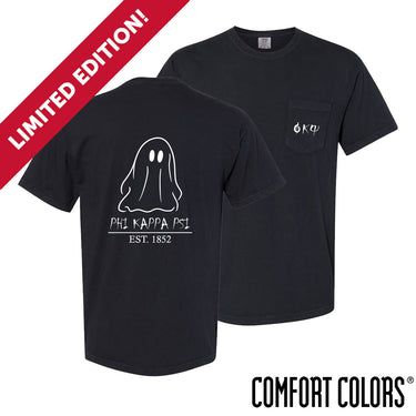 Limited Edition Phi Psi Black Ghost Short Sleeve Tee