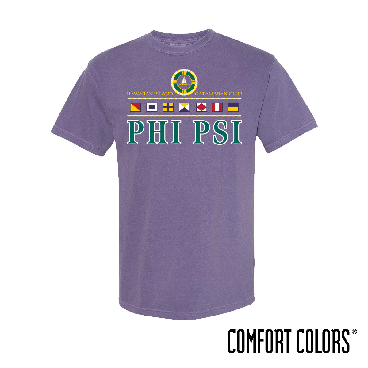 Phi Psi Vintage Catamaran Club Short Sleeve Tee