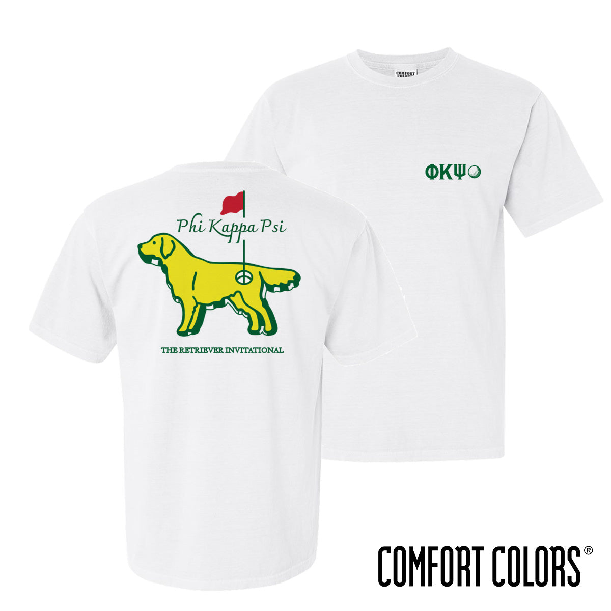 New! Phi Psi The Retriever Invitational Short Sleeve Tee