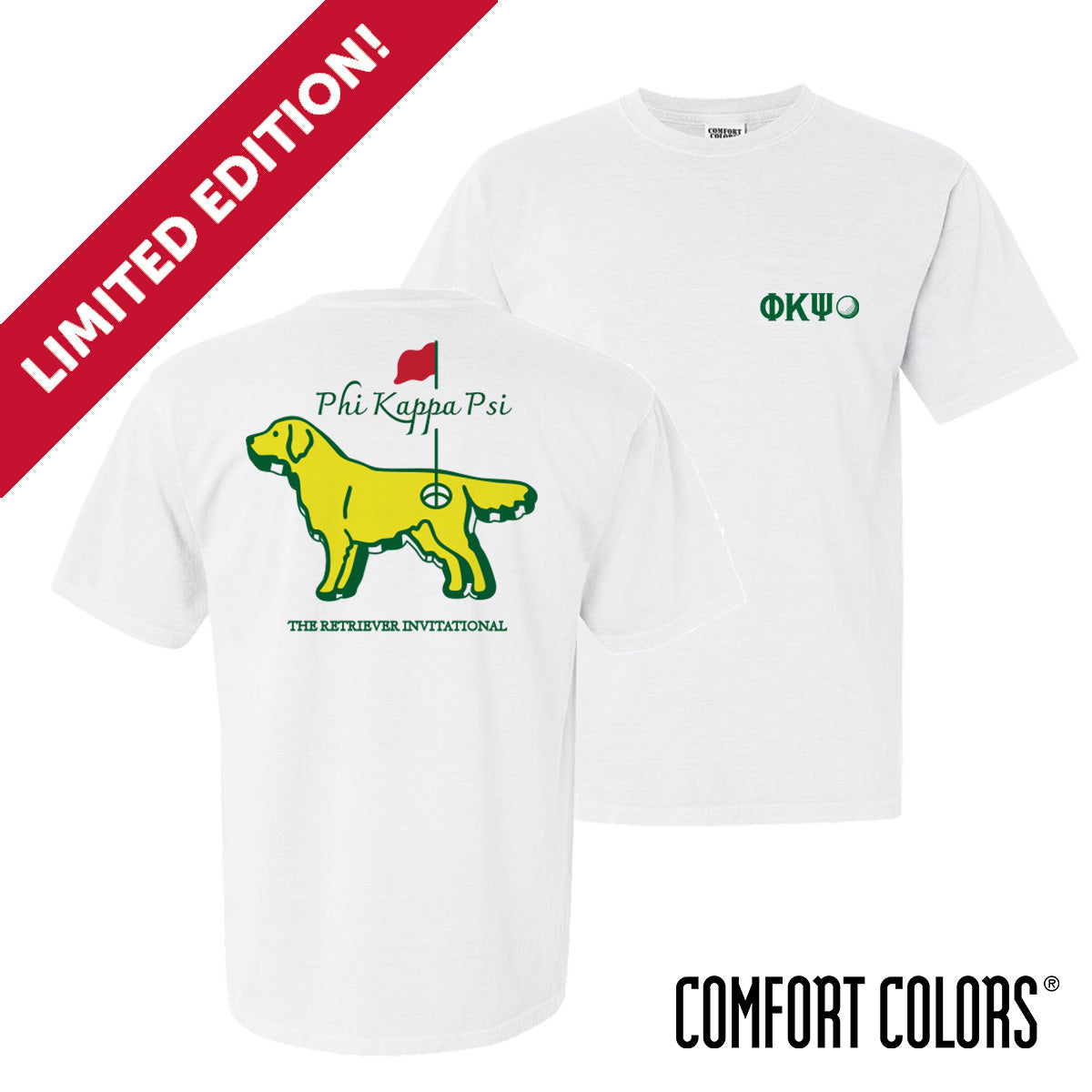 New! Phi Psi The Retriever Invitational Short Sleeve Tee
