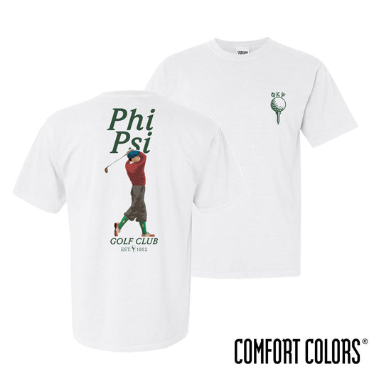 New! Phi Psi Comfort Colors Timeless Swing Short Sleeve Tee