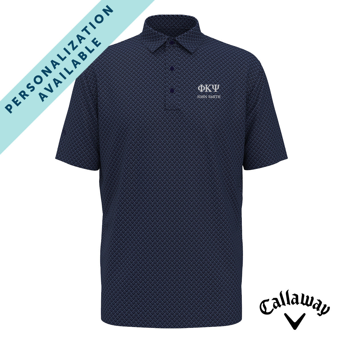 Phi Psi Callaway Chevron Patterned Polo Phi Kappa Psi