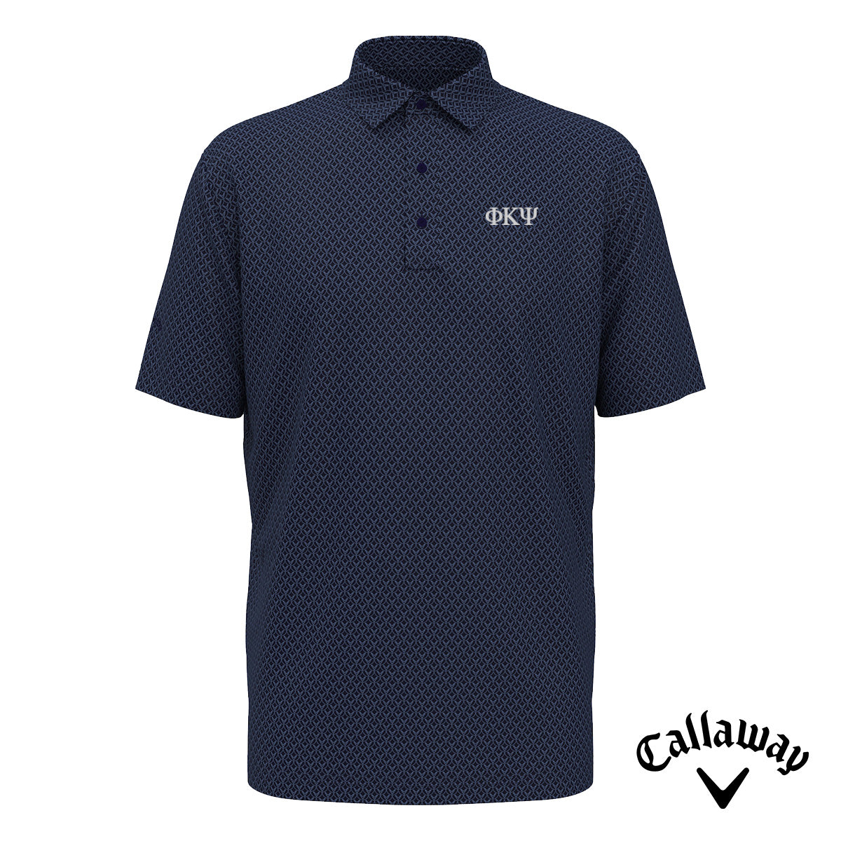 Phi Psi Callaway Chevron Patterned Polo Phi Kappa Psi