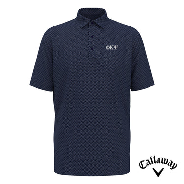 Phi Psi Callaway Chevron Patterned Polo Phi Kappa Psi