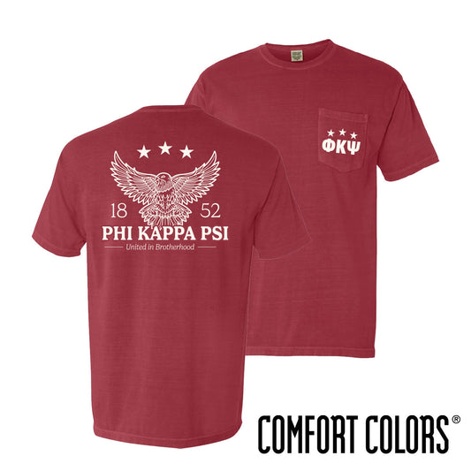 Phi Psi Patriotic Eagle Short Sleeve Tee