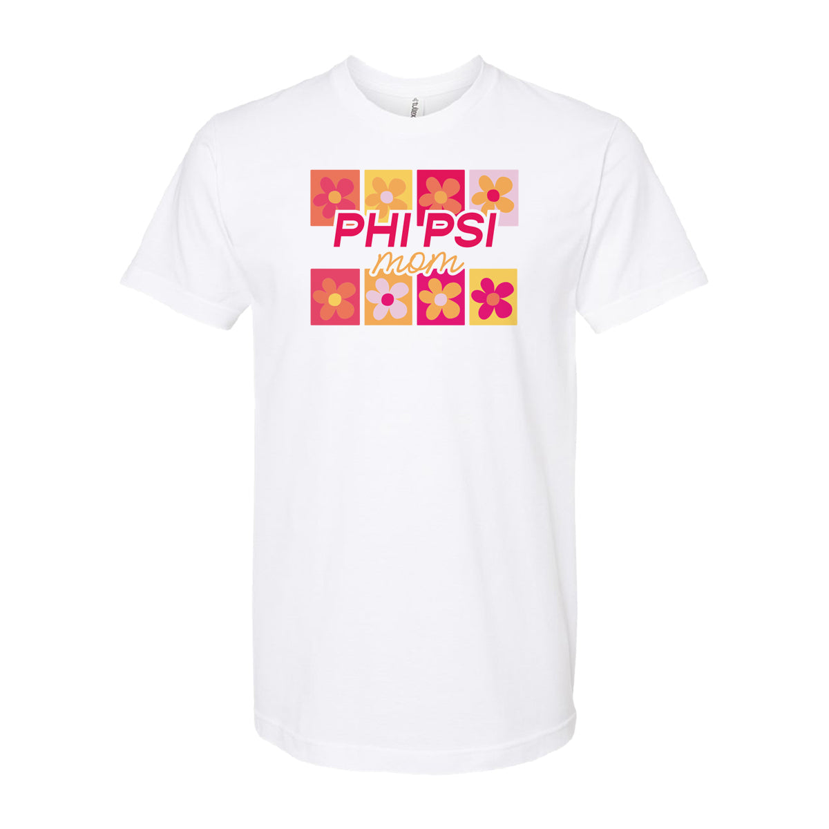 New! Phi Psi Blooming Proud Mom Short Sleeve Tee