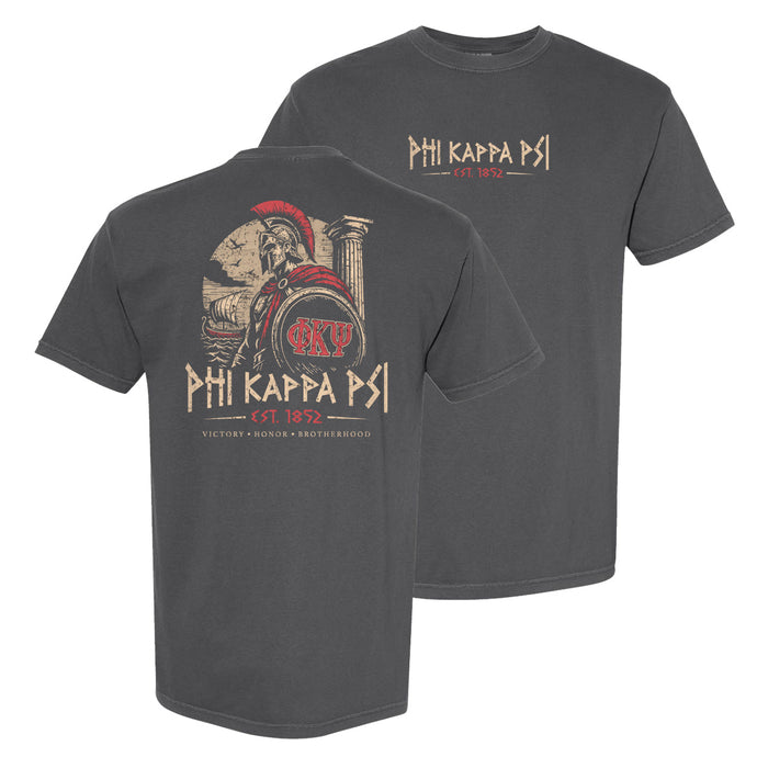 Greek warrior t-shirt with fraternity design
