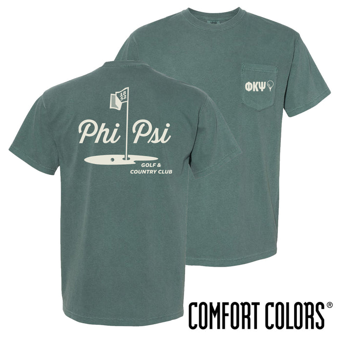Phi Psi Par For The Course Short Sleeve Tee