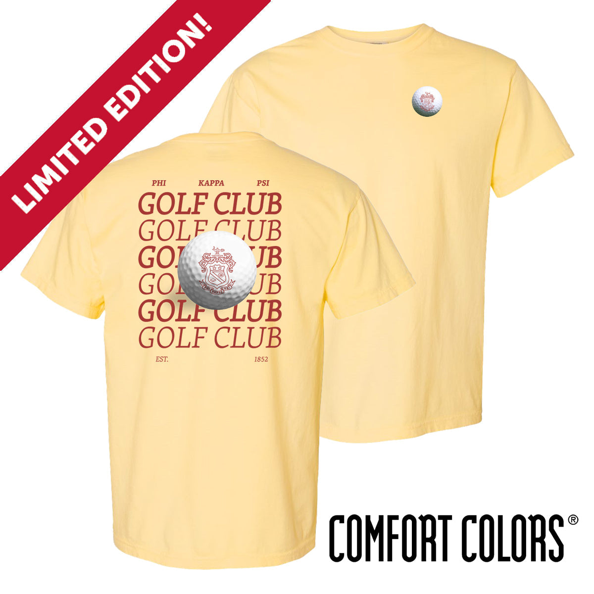 New! Phi Psi Swing Easy Short Sleeve Tee