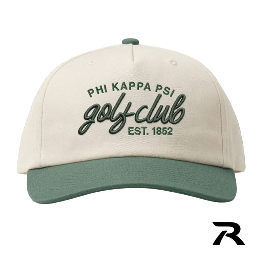 New! Phi Psi Green Golf Club Hat