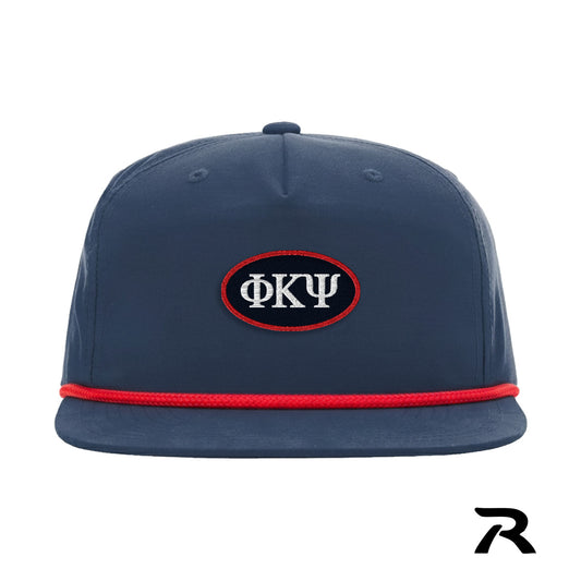 New! Phi Psi Richardson Rope Hat with Patch