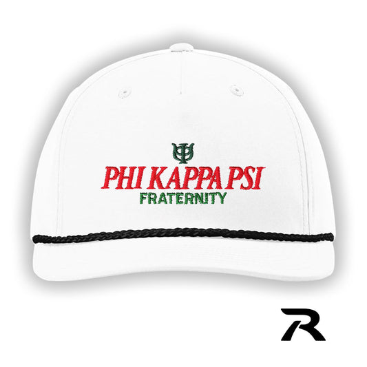 Phi Psi White Richardson Rope Hat