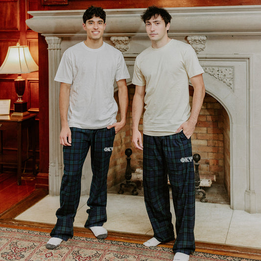 Phi Kappa Psi Blackwatch Plaid Flannel Pants