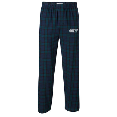Phi Psi Blackwatch Plaid Flannel Pants