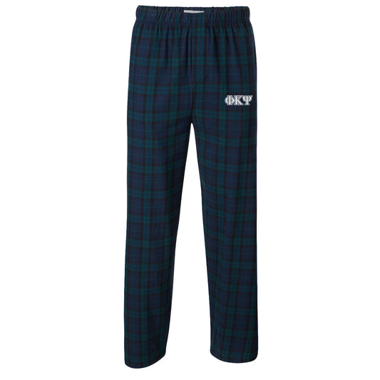 Phi Psi Blackwatch Plaid Flannel Pants