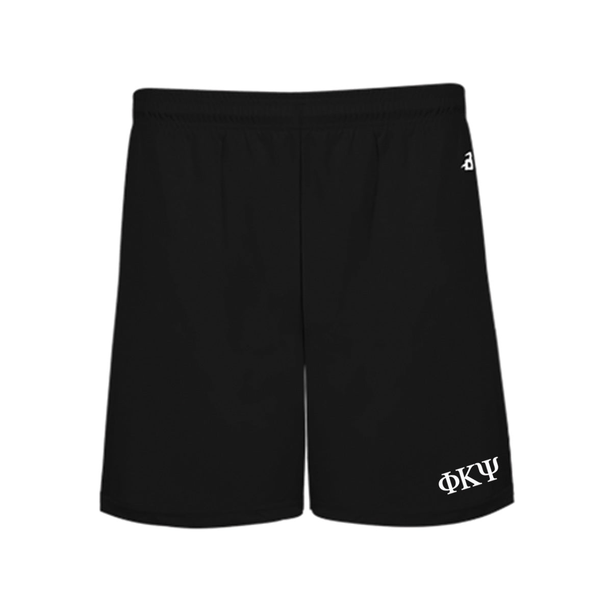 Phi Psi 5" Black Shorts
