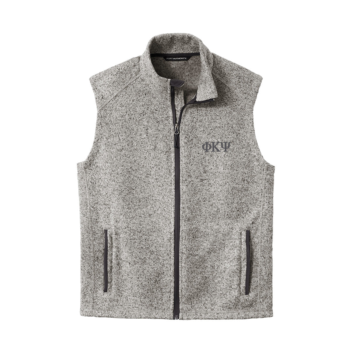 Phi Psi Heather Grey Vest