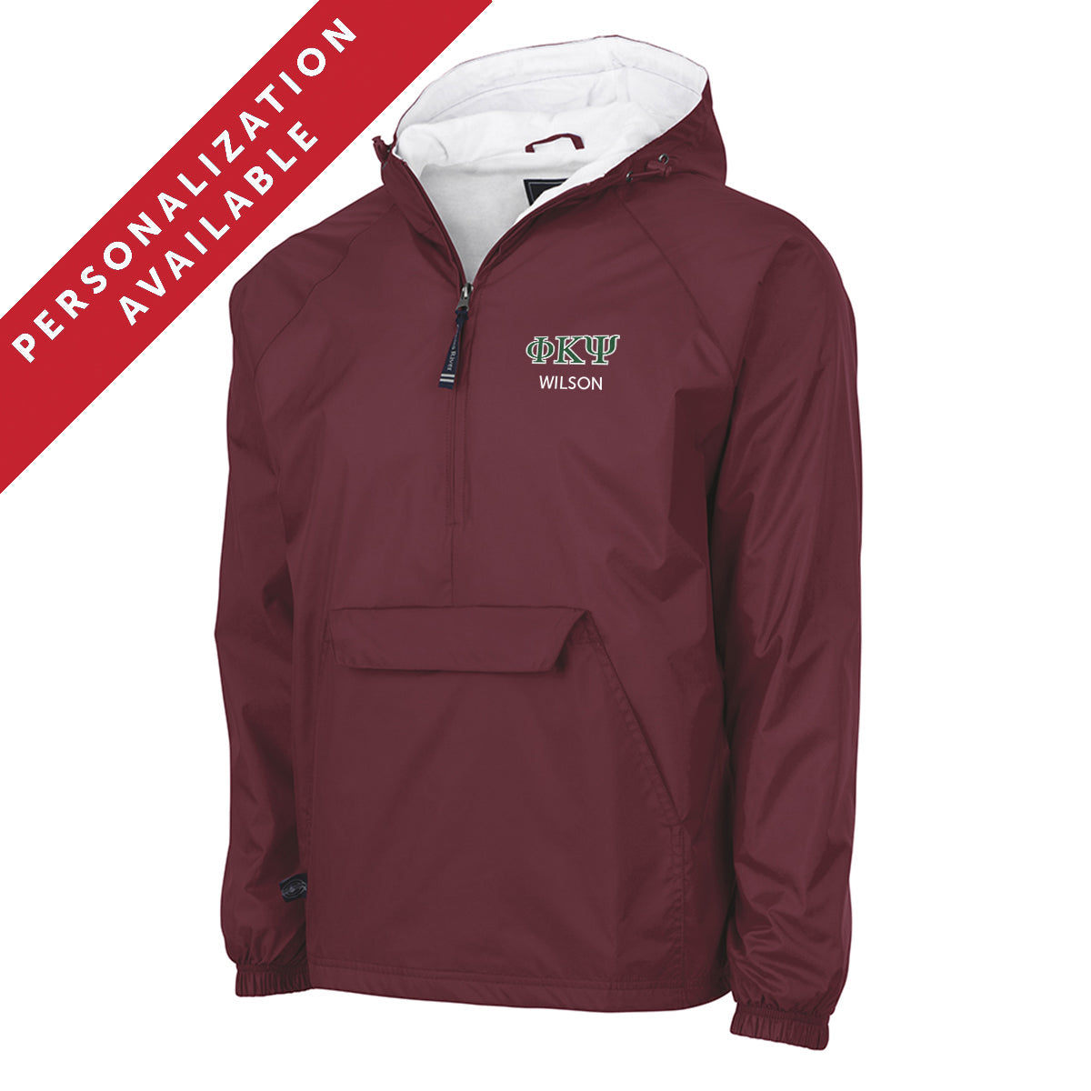 Phi Psi Classic 1/4 Zip Rain Jacket
