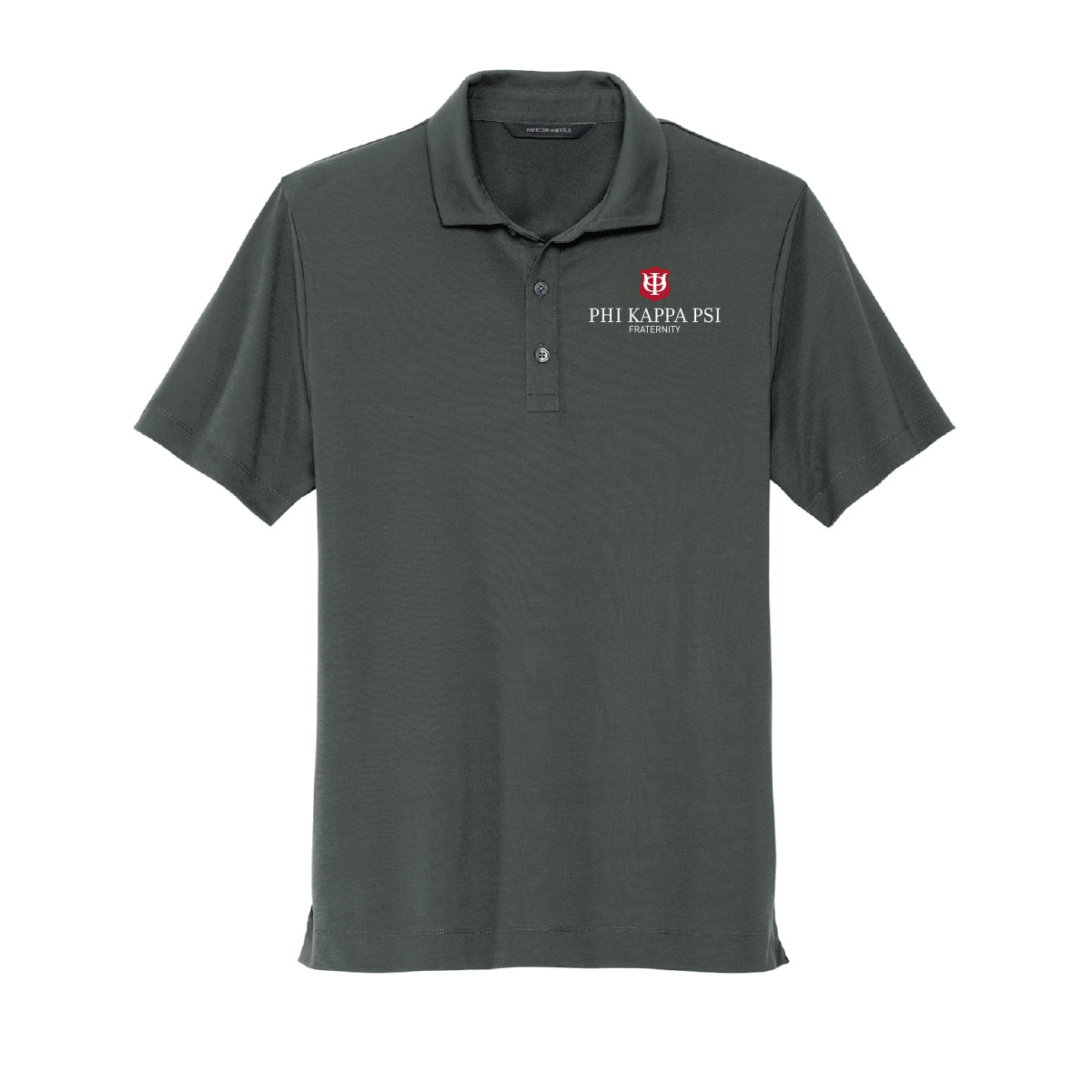 Phi Psi Dark Grey Staff Polo