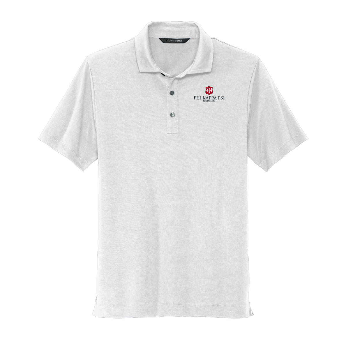 Phi Psi White Staff Polo