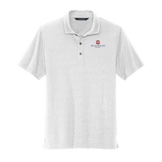 Phi Psi White Staff Polo