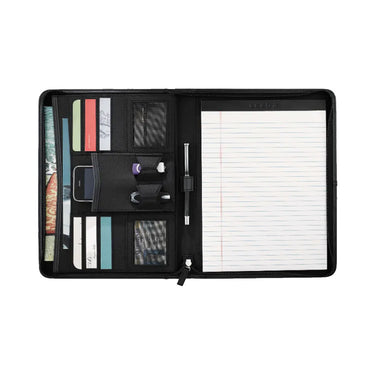 Phi Psi Zippered Crest Padfolio