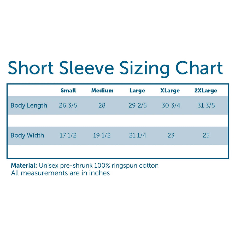 Comfort Colors Size Chart