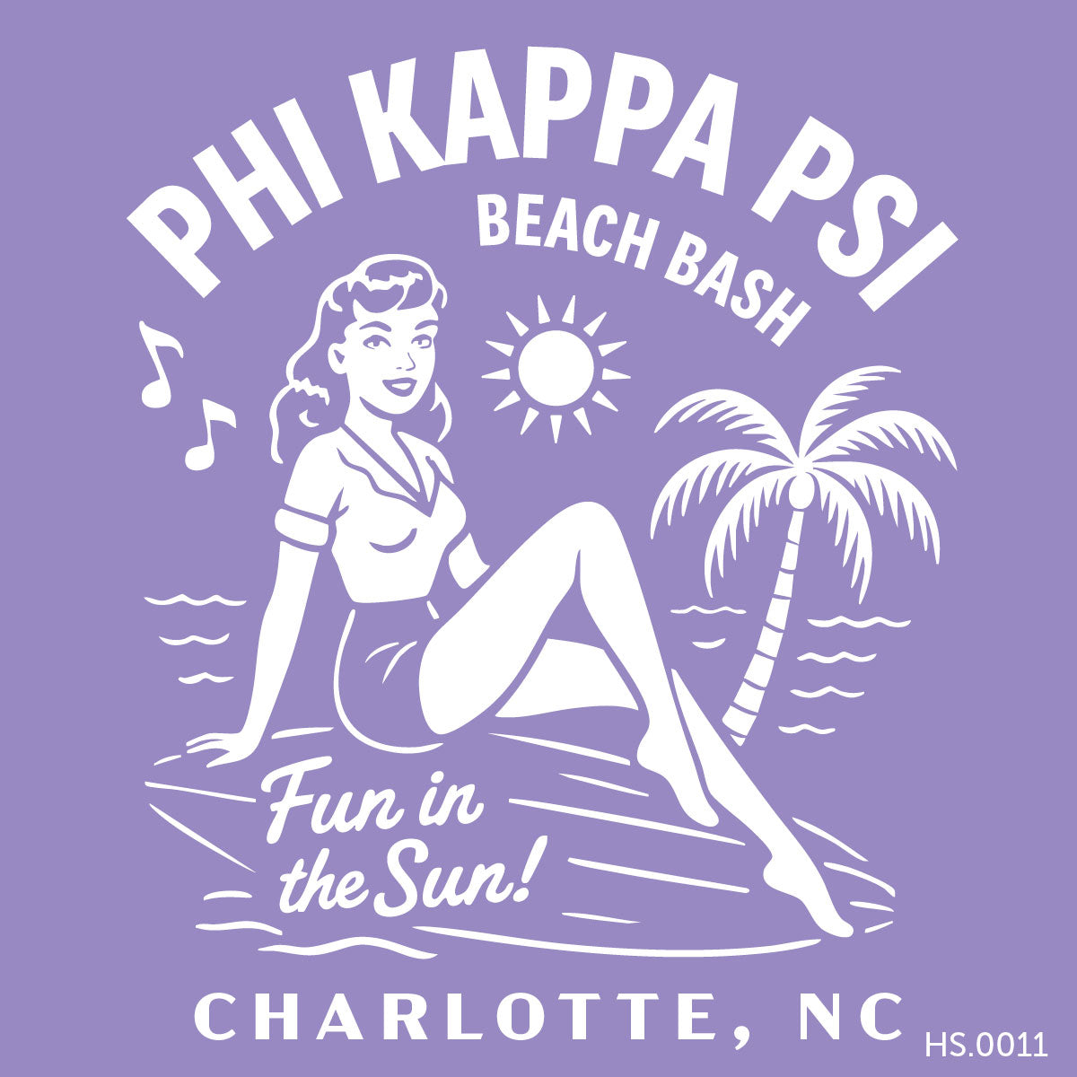 Phi Kappa Psi Charlotte Beach Bash Tee