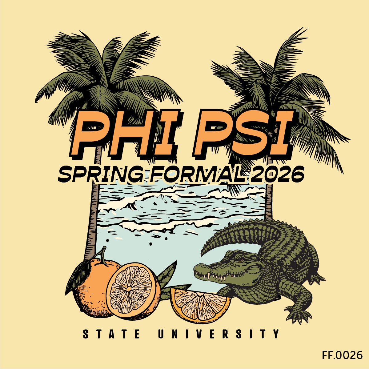 Phi Kappa Psi Spring Formal 2026 Tee