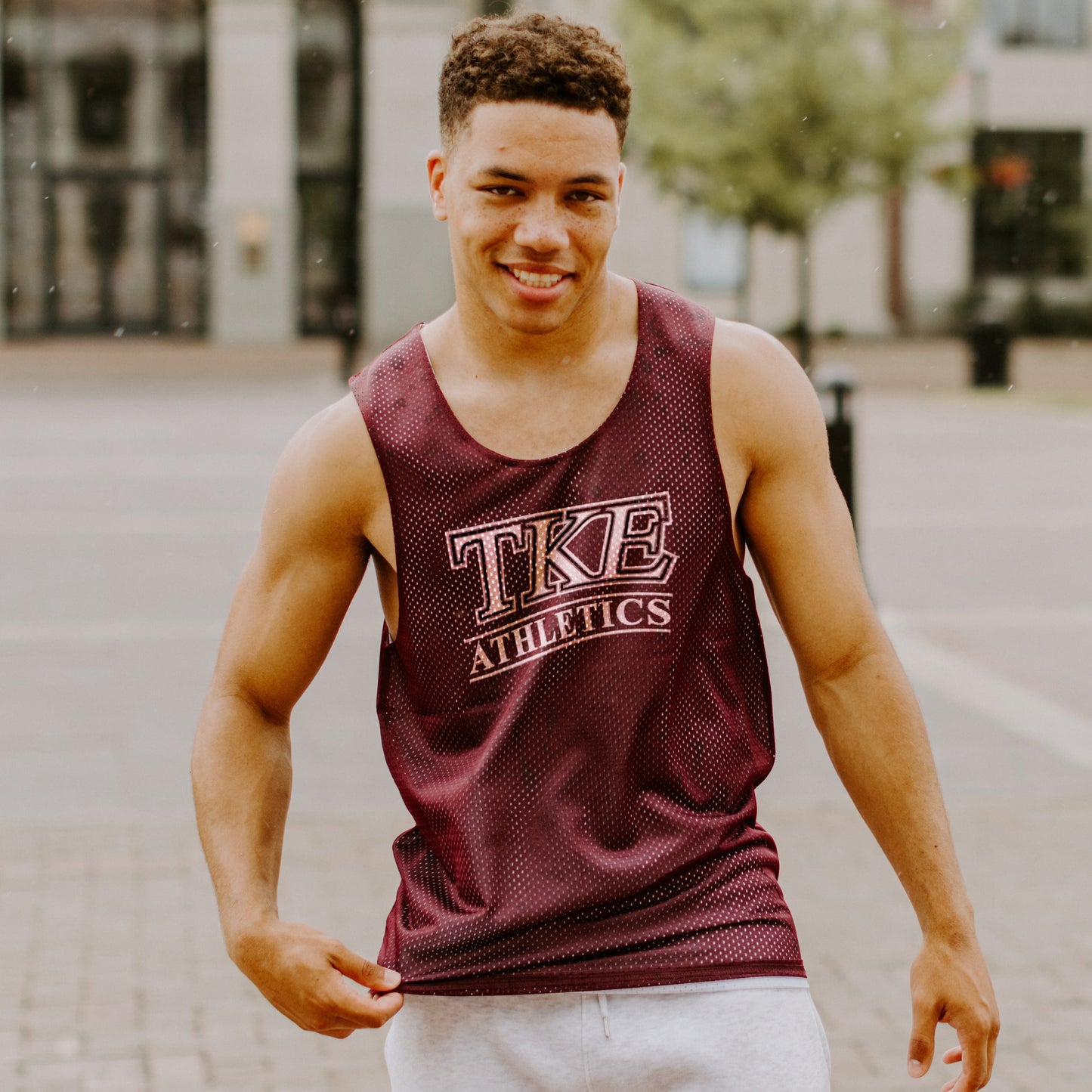Phi Psi Personalized Intramural Mesh Jersey Tank