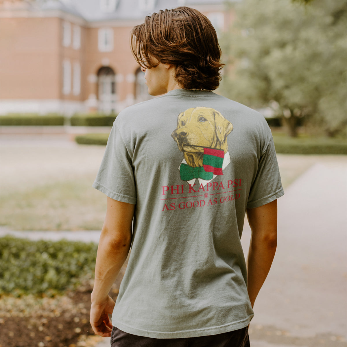 Phi Psi Retriever Flag Tee