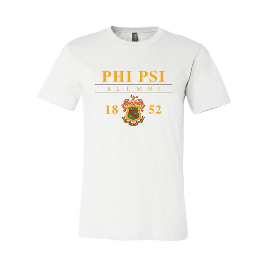 Phi Psi Alumni Crest Short Sleeve Tee | Phi Kappa Psi | Shirts > Short sleeve t-shirts