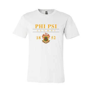 Phi Psi Alumni Crest Short Sleeve Tee | Phi Kappa Psi | Shirts > Short sleeve t-shirts