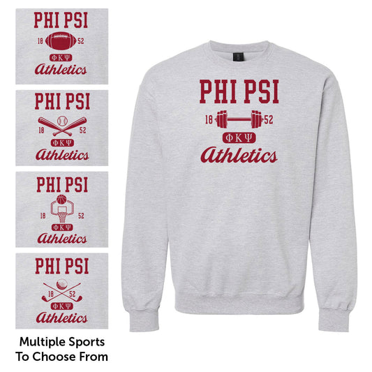 New! Phi Psi Athletic Crewneck