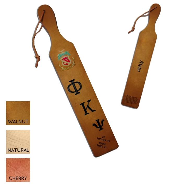 Phi Kappa Psi Personalized Traditional Paddle | Phi Kappa Psi | Wood products > Paddles