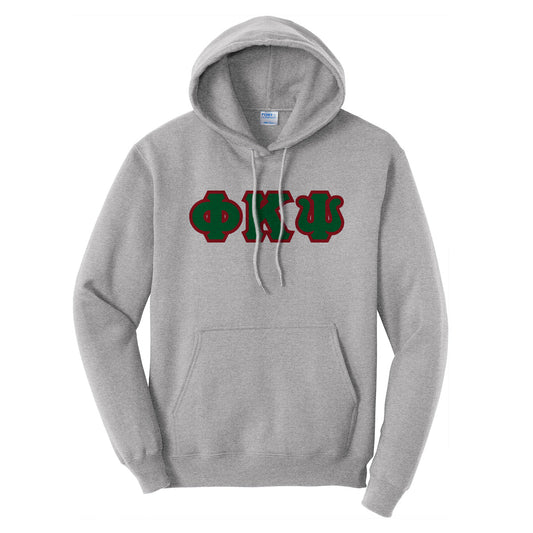 Phi Psi Greek Letter Graphic Hoodie