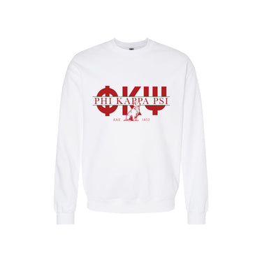 Phi Psi Golden Letters Crewneck