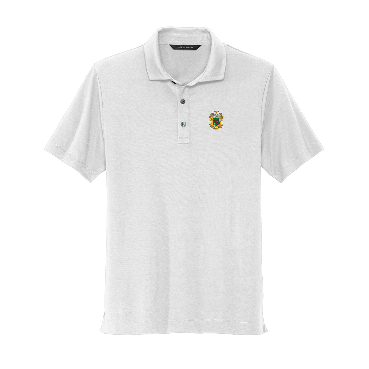 Phi Psi White Crest Polo