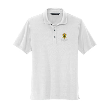Phi Psi White Crest Polo