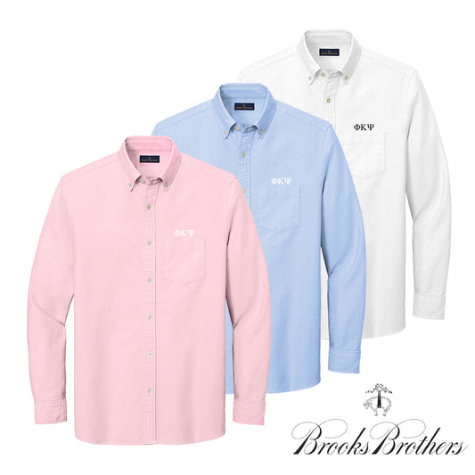 Phi Psi Brooks Brothers Oxford Button Up Shirt