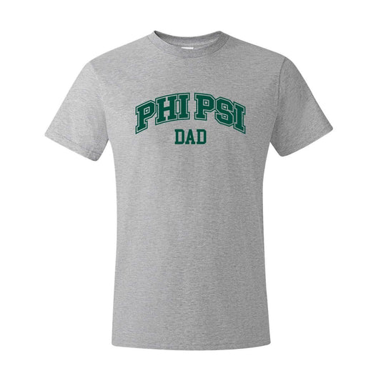 Phi Psi Heather Gray Dad Tee | Phi Kappa Psi | Shirts > Short sleeve t-shirts