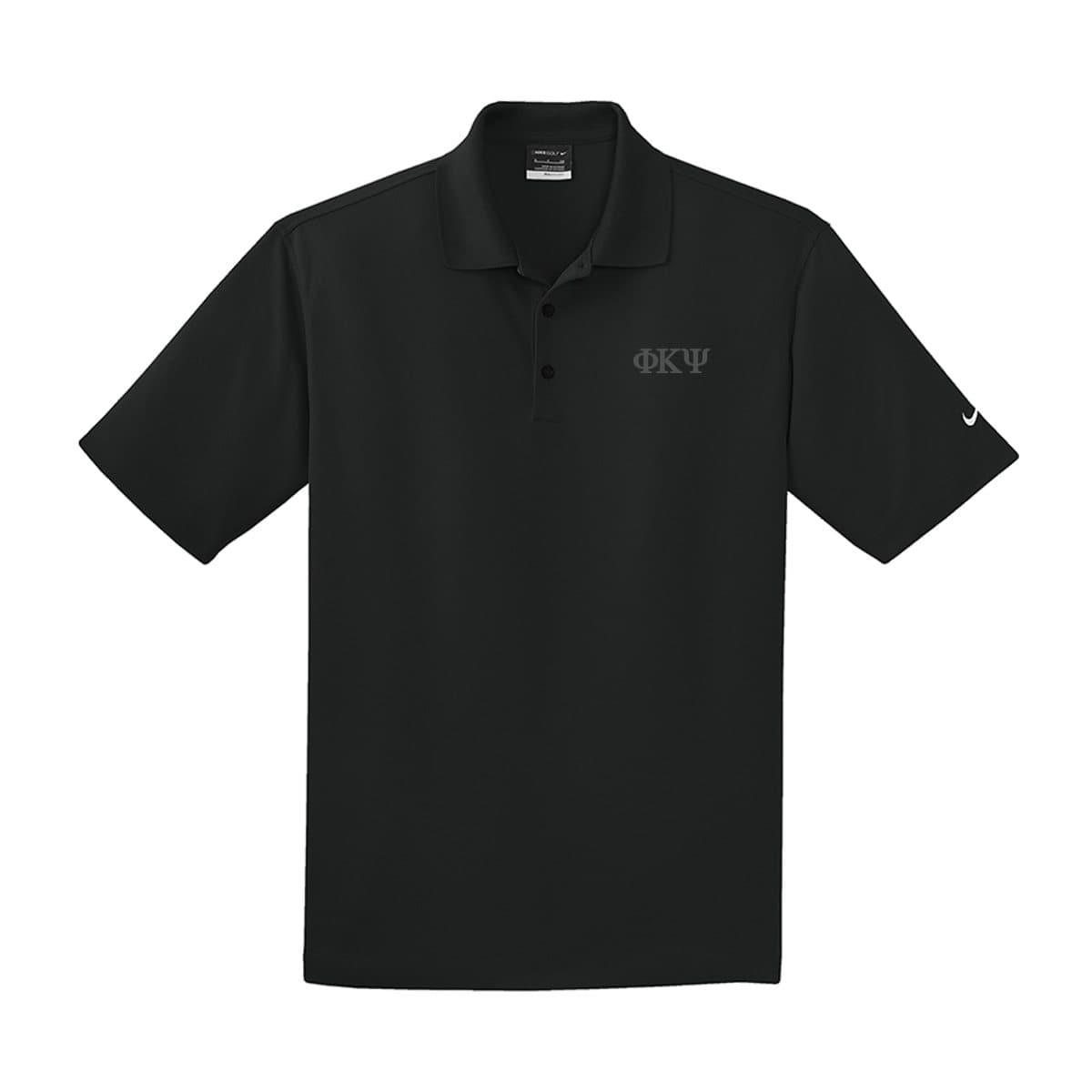 Phi Psi Black Nike Performance Polo | Phi Kappa Psi | Shirts > Short sleeve polo shirts