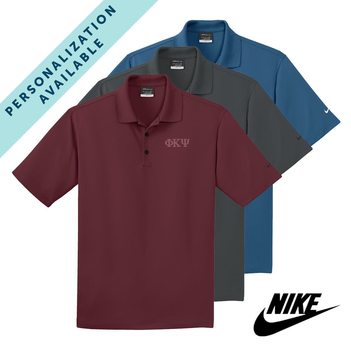 Phi Psi Nike Embroidered Performance Polo | Phi Kappa Psi | Shirts > Short sleeve polo shirts