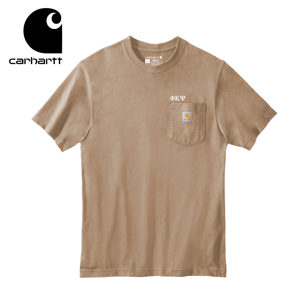 Phi Psi Carhartt Relaxed Fit Short Sleeve Pocket Tee