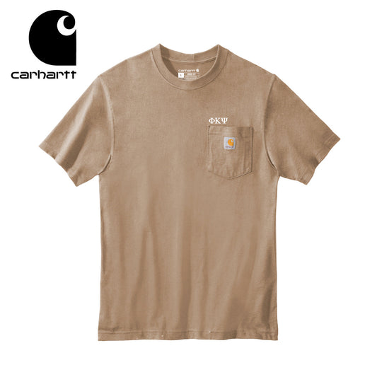 Phi Psi Carhartt Relaxed Fit Short Sleeve Pocket Tee